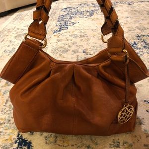 Antonio Melani Brown Leather Satchel